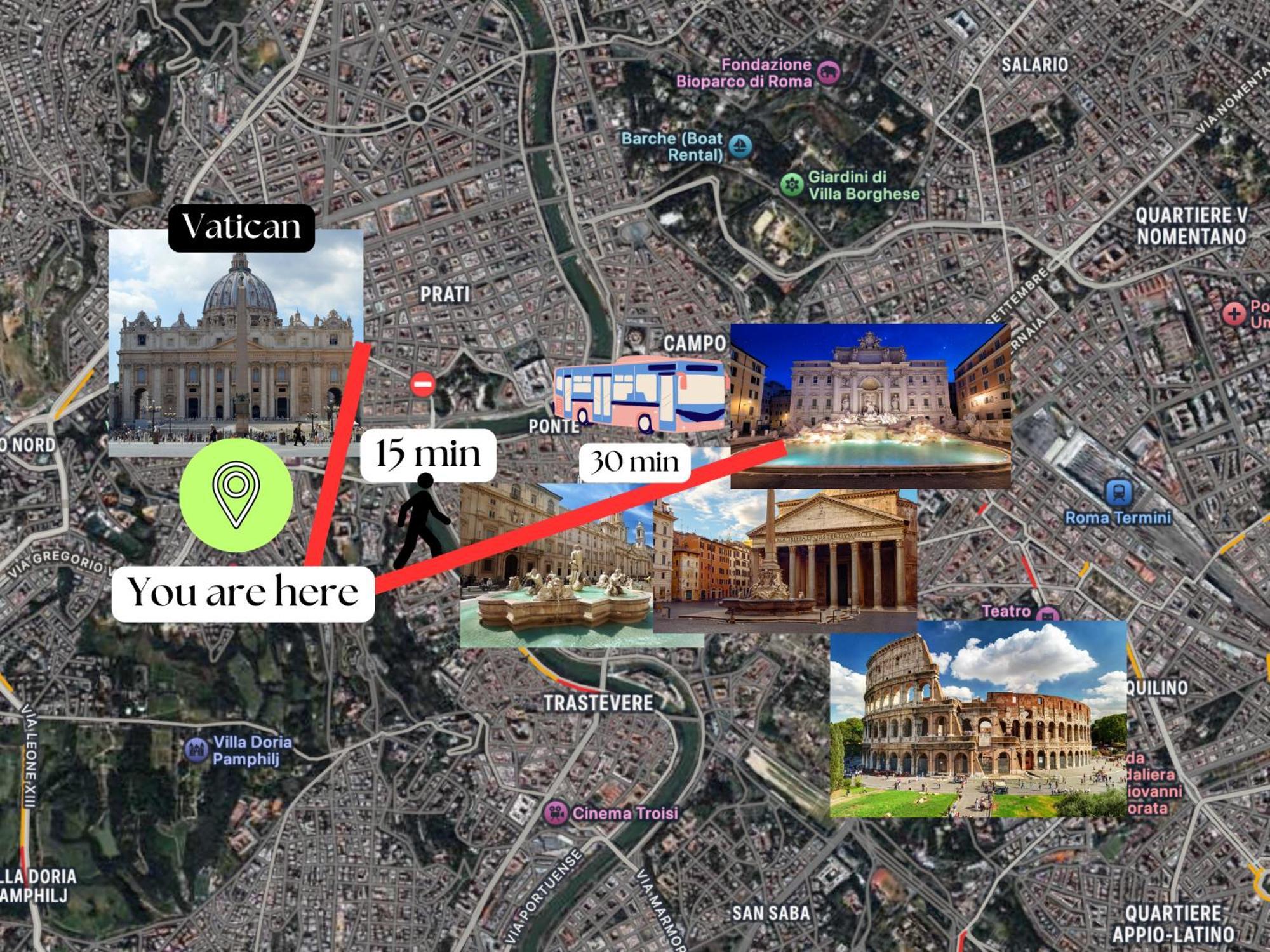 Vaticano - 5 Min Da Stazione Roma Dış mekan fotoğraf